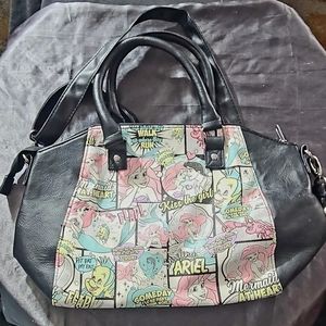 The little mermaid leather purse